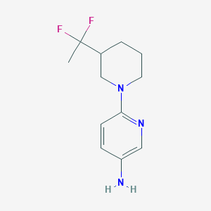 6-(3-(1,1-Difluoroethyl)piperidin-1-yl)pyridin-3-amine