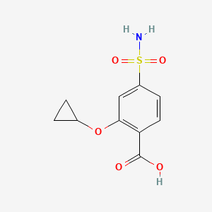 2-Cyclopropoxy-4-sulfamoylbenzoic acid