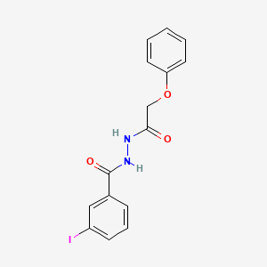 3-iodo-N'-(phenoxyacetyl)benzohydrazide