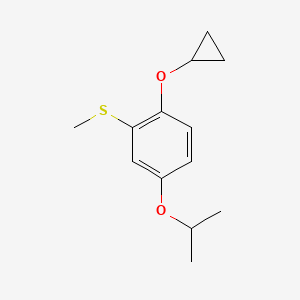 (2-Cyclopropoxy-5-isopropoxyphenyl)(methyl)sulfane