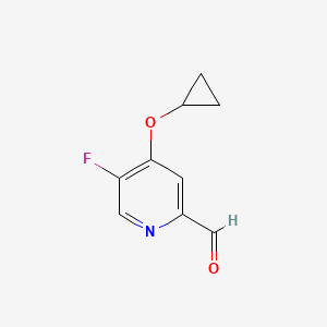 4-Cyclopropoxy-5-fluoropicolinaldehyde