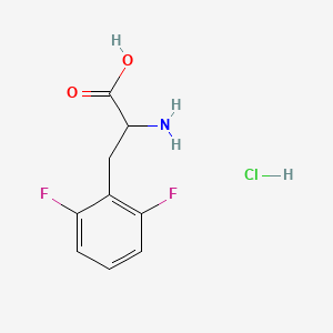 molecular formula C9H10ClF2NO2 B14809885 2-amino-3-(2,6-difluorophenyl)propanoic acid;hydrochloride 