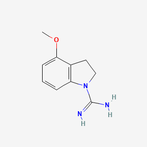 molecular formula C10H13N3O B1480989 4-Methoxyindoline-1-carboximidamide CAS No. 2098015-93-9
