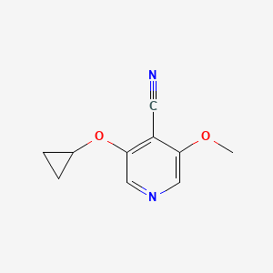 3-Cyclopropoxy-5-methoxyisonicotinonitrile