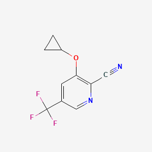 3-Cyclopropoxy-5-(trifluoromethyl)picolinonitrile