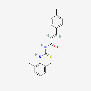 (2E)-3-(4-methylphenyl)-N-[(2,4,6-trimethylphenyl)carbamothioyl]prop-2-enamide