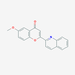 6-Methoxy-2-(quinolin-2-yl)-4h-chromen-4-one