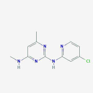 N~2~-(4-chloropyridin-2-yl)-N~4~,6-dimethylpyrimidine-2,4-diamine