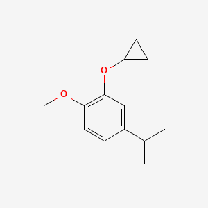 2-Cyclopropoxy-4-isopropyl-1-methoxybenzene