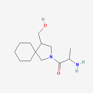 2-Amino-1-(4-(hydroxymethyl)-2-azaspiro[4.5]decan-2-yl)propan-1-one