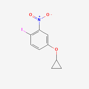 4-Cyclopropoxy-1-iodo-2-nitrobenzene