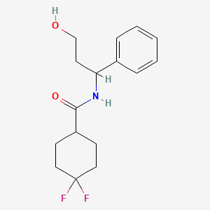 (S)-4,4-difluoro-N-(3-hydroxy-1-phenylpropyl)cyclohexanecarboxamide