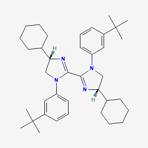 (4S,4'S)-1,1'-Bis(3-(tert-butyl)phenyl)-4,4'-dicyclohexyl-4,4',5,5'-tetrahydro-1H,1'H-2,2'-biimidazole