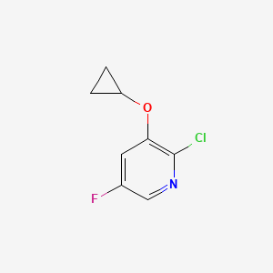 2-Chloro-3-cyclopropoxy-5-fluoropyridine