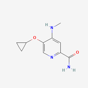 5-Cyclopropoxy-4-(methylamino)picolinamide