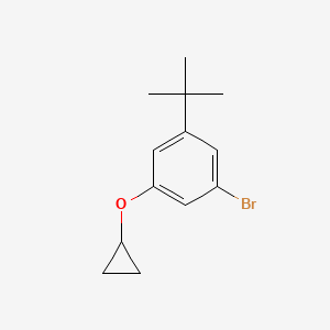 1-Bromo-3-tert-butyl-5-cyclopropoxybenzene