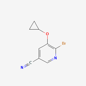 6-Bromo-5-cyclopropoxynicotinonitrile