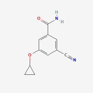 3-Cyano-5-cyclopropoxybenzamide