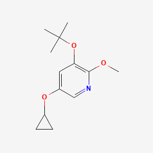 3-Tert-butoxy-5-cyclopropoxy-2-methoxypyridine