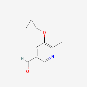 5-Cyclopropoxy-6-methylnicotinaldehyde