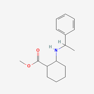 Methyl 2-(1-phenylethylamino)cyclohexanecarboxylate