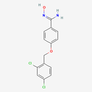 4-((2,4-Dichlorobenzyl)oxy)-N'-hydroxybenzimidamide