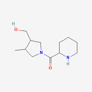 (3-(Hydroxymethyl)-4-methylpyrrolidin-1-yl)(piperidin-2-yl)methanone