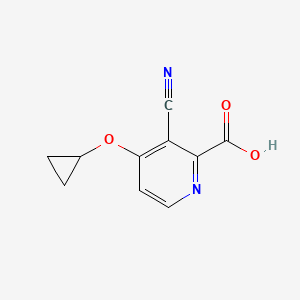 3-Cyano-4-cyclopropoxypicolinic acid