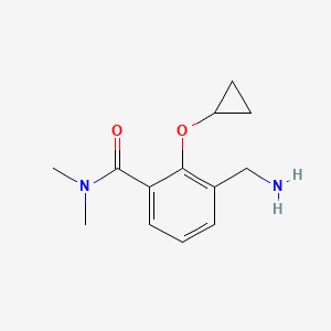 3-(Aminomethyl)-2-cyclopropoxy-N,N-dimethylbenzamide