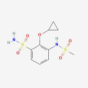 2-Cyclopropoxy-3-(methylsulfonamido)benzenesulfonamide