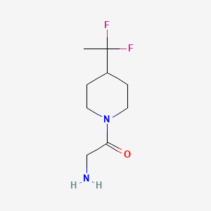 2-Amino-1-(4-(1,1-difluoroethyl)piperidin-1-yl)ethan-1-one