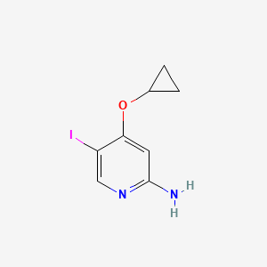 4-Cyclopropoxy-5-iodopyridin-2-amine