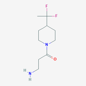 3-Amino-1-(4-(1,1-difluoroethyl)piperidin-1-yl)propan-1-one