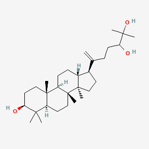 molecular formula C30H52O3 B14810285 6-[(3S,5R,8R,9R,10R,13R,14R,17S)-3-hydroxy-4,4,8,10,14-pentamethyl-2,3,5,6,7,9,11,12,13,15,16,17-dodecahydro-1H-cyclopenta[a]phenanthren-17-yl]-2-methylhept-6-ene-2,3-diol 