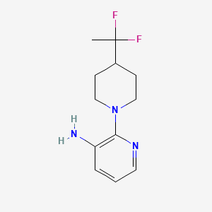 2-(4-(1,1-Difluoroethyl)piperidin-1-yl)pyridin-3-amine