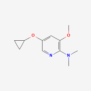 5-Cyclopropoxy-3-methoxy-N,N-dimethylpyridin-2-amine