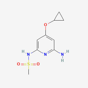 N-(6-Amino-4-cyclopropoxypyridin-2-YL)methanesulfonamide