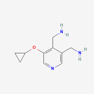 (5-Cyclopropoxypyridine-3,4-diyl)dimethanamine