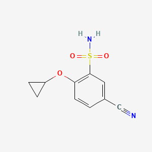 5-Cyano-2-cyclopropoxybenzenesulfonamide