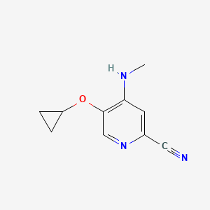 5-Cyclopropoxy-4-(methylamino)picolinonitrile