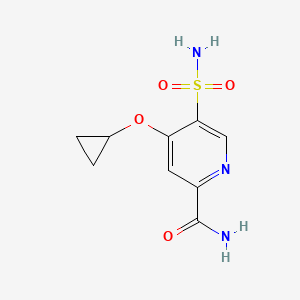 4-Cyclopropoxy-5-sulfamoylpicolinamide