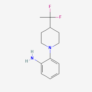 2-(4-(1,1-Difluoroethyl)piperidin-1-yl)aniline