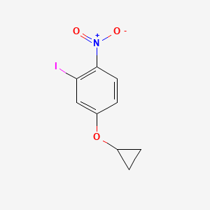 4-Cyclopropoxy-2-iodo-1-nitrobenzene