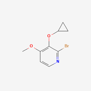 2-Bromo-3-cyclopropoxy-4-methoxypyridine