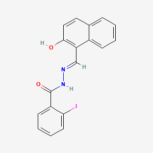 N'-[(E)-(2-hydroxynaphthalen-1-yl)methylidene]-2-iodobenzohydrazide