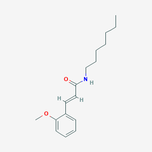 (2E)-N-heptyl-3-(2-methoxyphenyl)prop-2-enamide