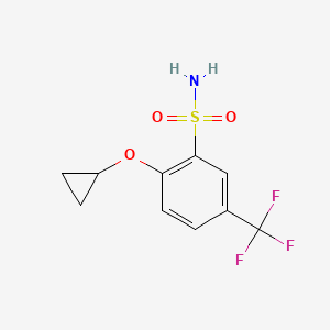 2-Cyclopropoxy-5-(trifluoromethyl)benzenesulfonamide