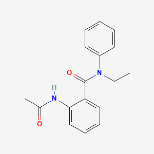 2-(acetylamino)-N-ethyl-N-phenylbenzamide