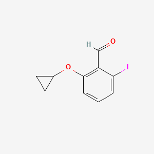 2-Cyclopropoxy-6-iodobenzaldehyde