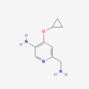 6-(Aminomethyl)-4-cyclopropoxypyridin-3-amine